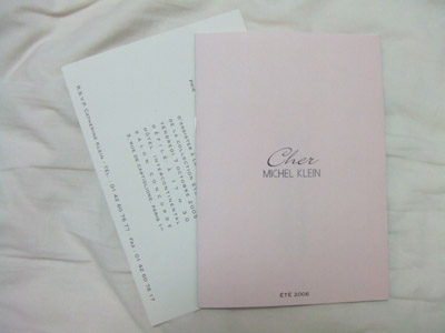 CHER MICHEL KLEIN